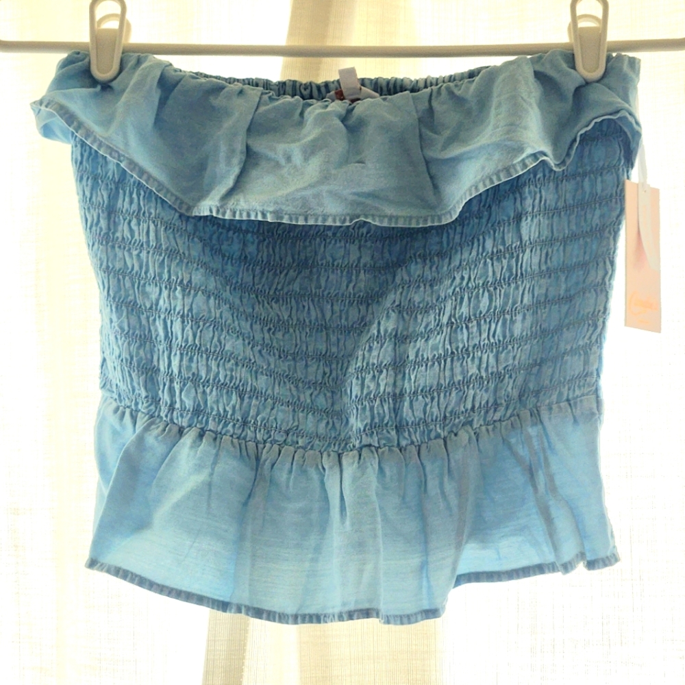 Candie's Denim Tube Top